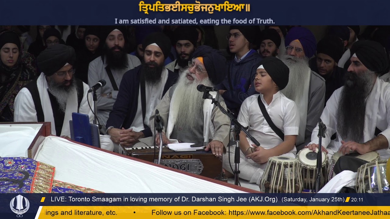 017 Toronto Jan 2020 Raensabaayee Keertan - Bhai Jasbir Singh Jee Chandigarh