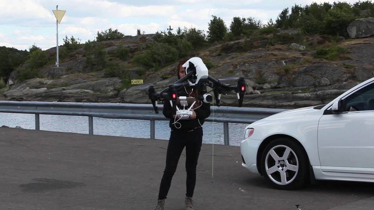 Drone Girl Fishing with DJI Inspire 1 v2