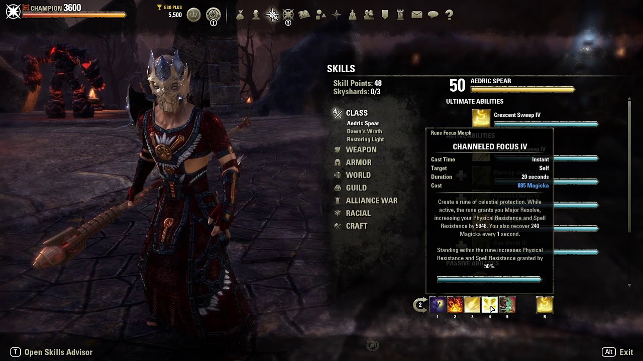 ESO Magicka Templar PVE Build 91.2k DPS! Battle Mage