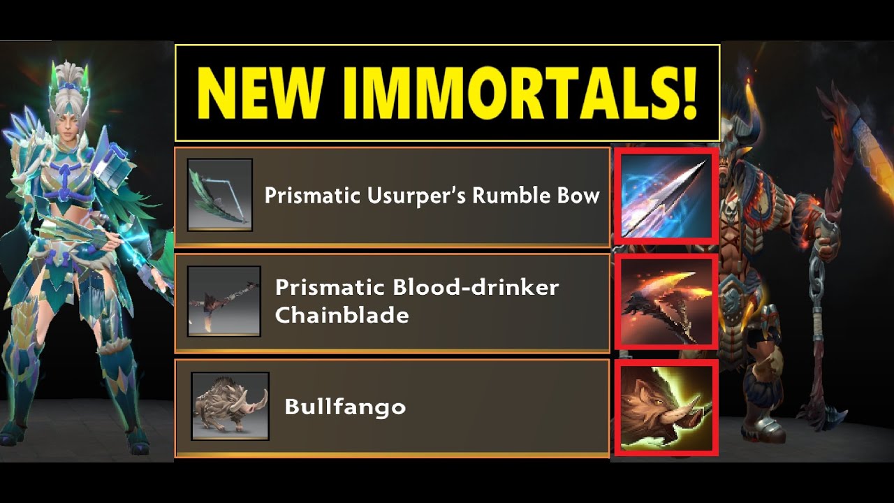 NEW IMMORTALS with FIRE CUSTOM EFFECTS | NEW Dota 2 FEATURE: Effigy Pet | Dota 2 x Monster Hunter