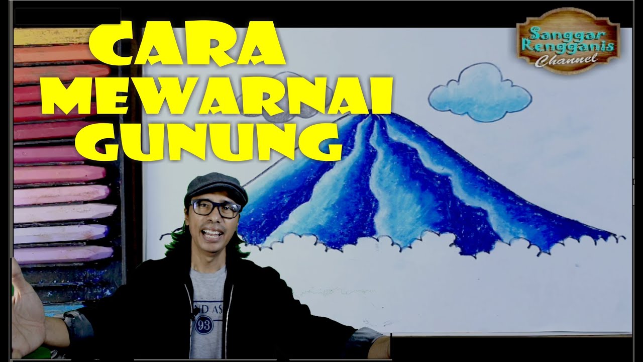 Cara Mewarnai Gunung