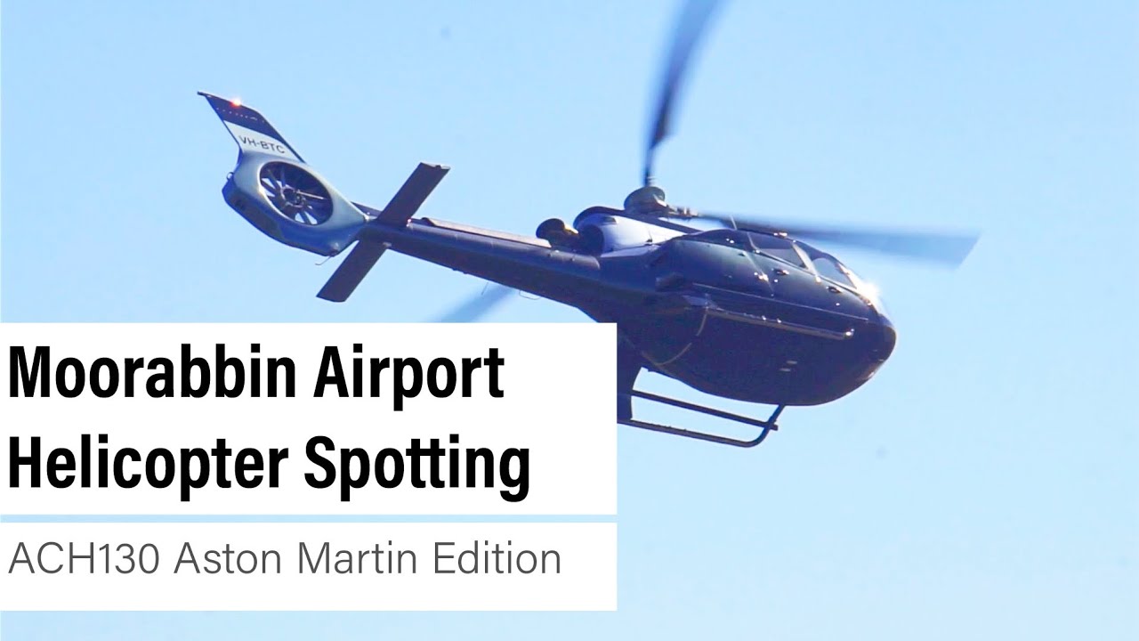 Moorabbin Airport Helicopter Spotting - Airbus Helicopters ACH130 Aston Martin Edition
