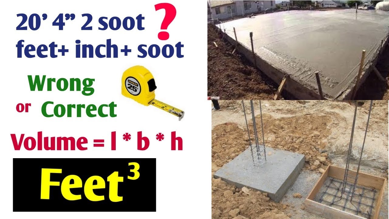Cubic Feet | Convert Feet inch soot to cubic feet || Cubic feet, cubic inch, cubic soot
