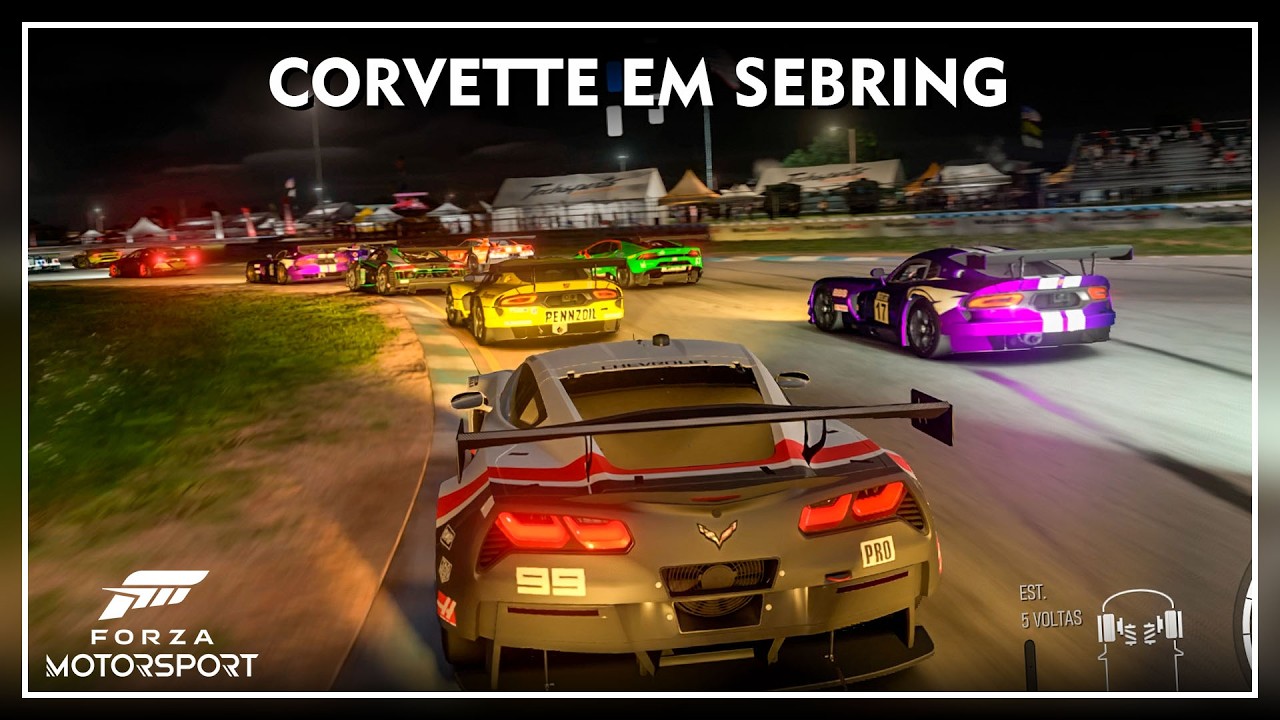 Corvette em Sebring | Forza Motorsport 2023 | Ep. 4 | PC Gameplay 1080p 60fps [039]