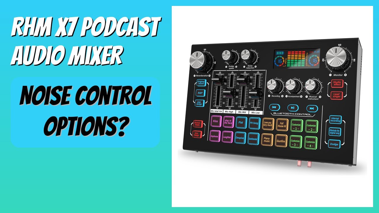 REVIEW (2026): RHM X7 Podcast Audio Mixer. Features
