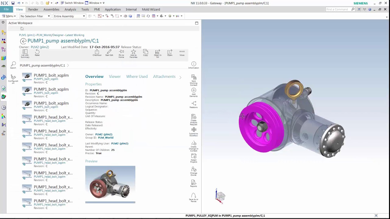 Integrating NX with Teamcenter