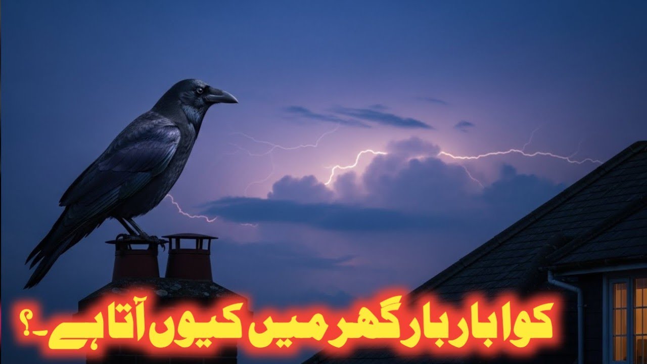 Kawa Bar Bar Ghar Ki Chat Pe Q Bet Jata He | کوا ہر گھر کی چھت پر کیوں بیٹھتا ہے | crow 