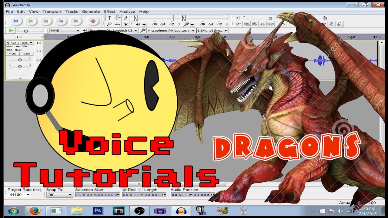 Audacity Voice Effects Tutorials - Dragon