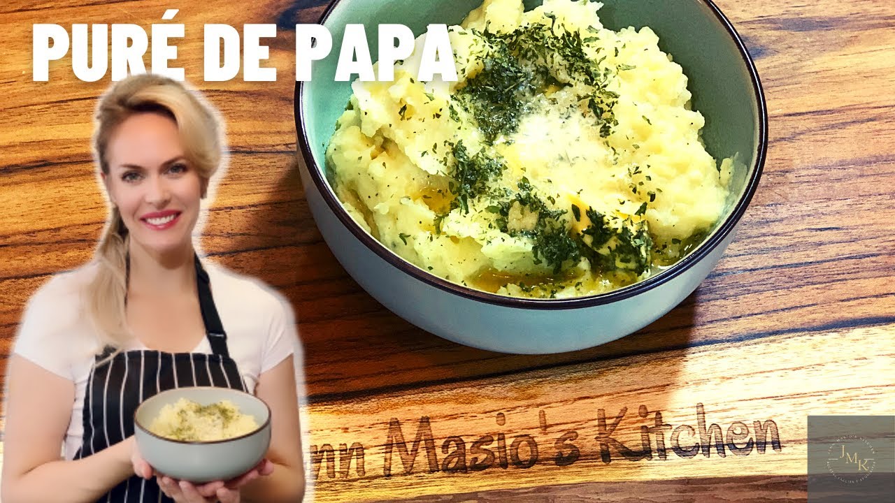 Como Hacer Puré de Papa Con Crema de Leche y Mantequilla 🥔🧈