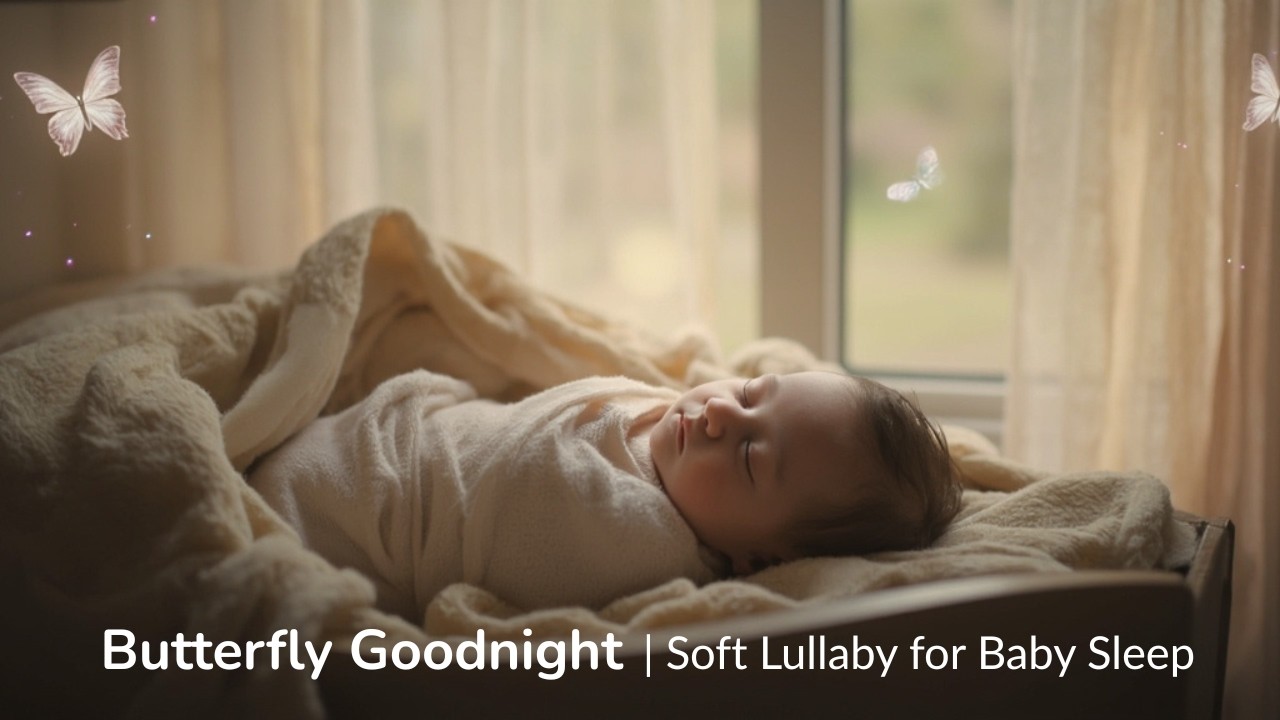 Butterfly Goodnight 🦋 A Gentle Lullaby for Peaceful Sleep and Sweet Dreams #shorts
