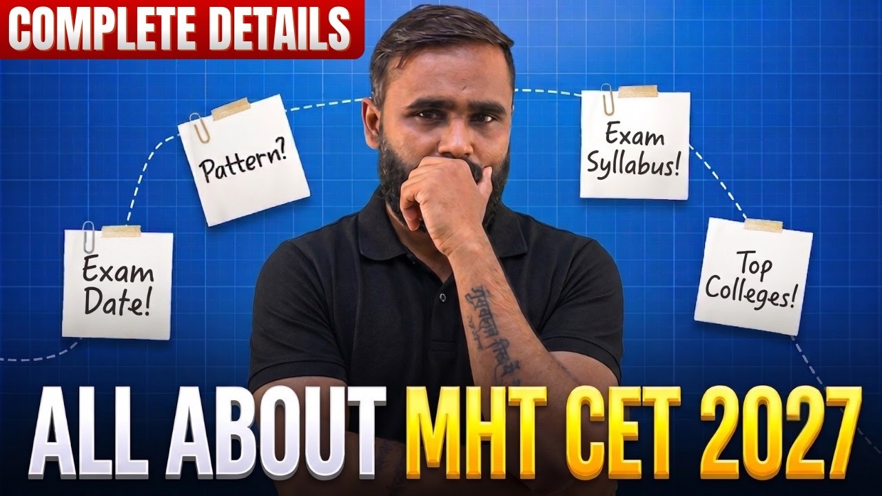 MHTCET 2027 Details | Paper Pattern | Syllabus | Exam Date | Top College | Pradeep Giri Sir