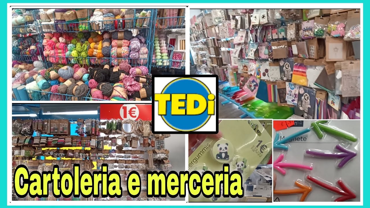 TEDI: Novità - Cartoleria e merceria 😍