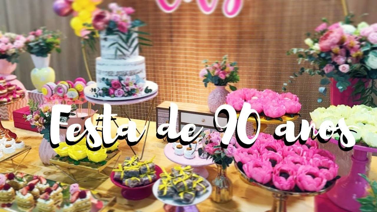 MONTAGEM DE FESTA DE 90 ANOS | MUITAS DICAS | Mania de Fita