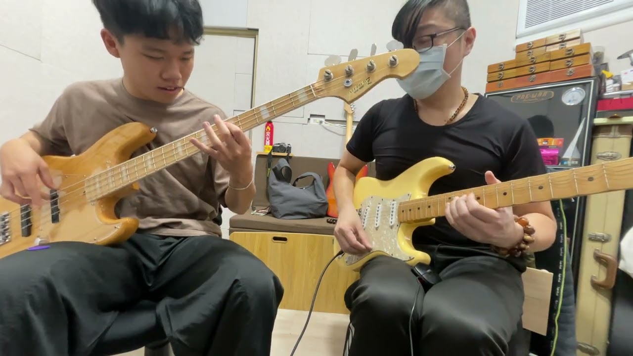 2026年2月21日 jam A Blues  guitar +bass +funk drum beat backing 