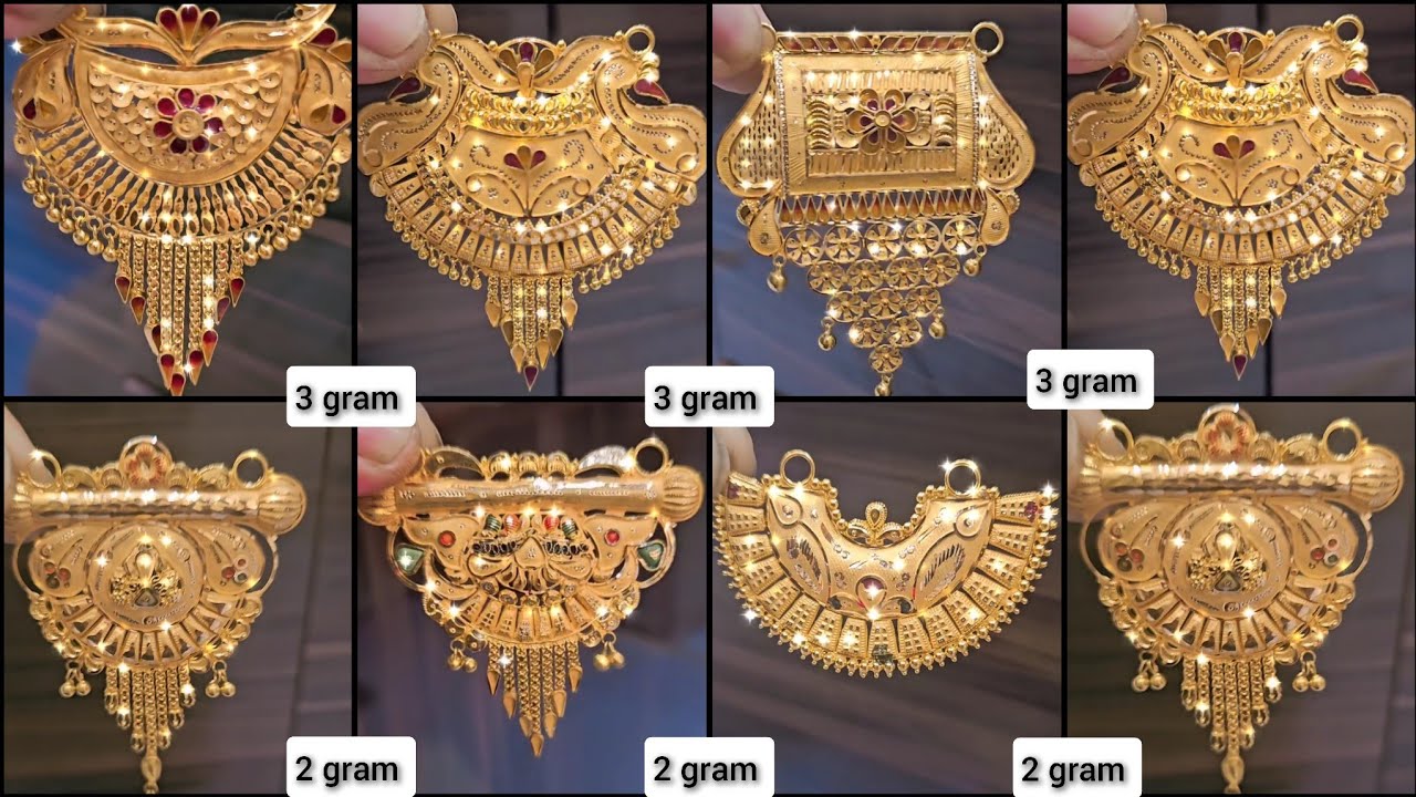 latest gold mangalsutra pendant designs 2024 with price/short mangalsutra unique  design#mangalsutra