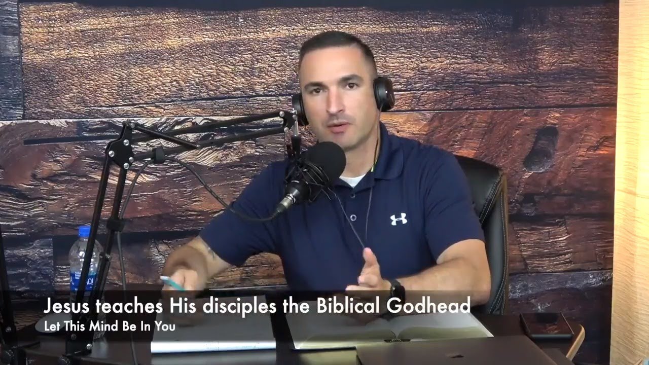 Jesus teaches His disciples the Biblical Godhead