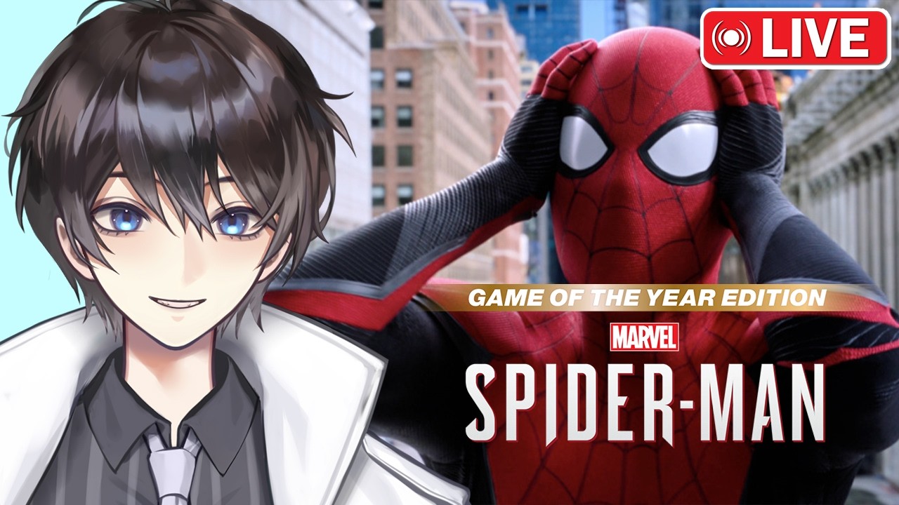 🦷 Spooderman Stream - Day 3 with Marvel's Spiderman! Progress and etc. (Please support my !pc goal)