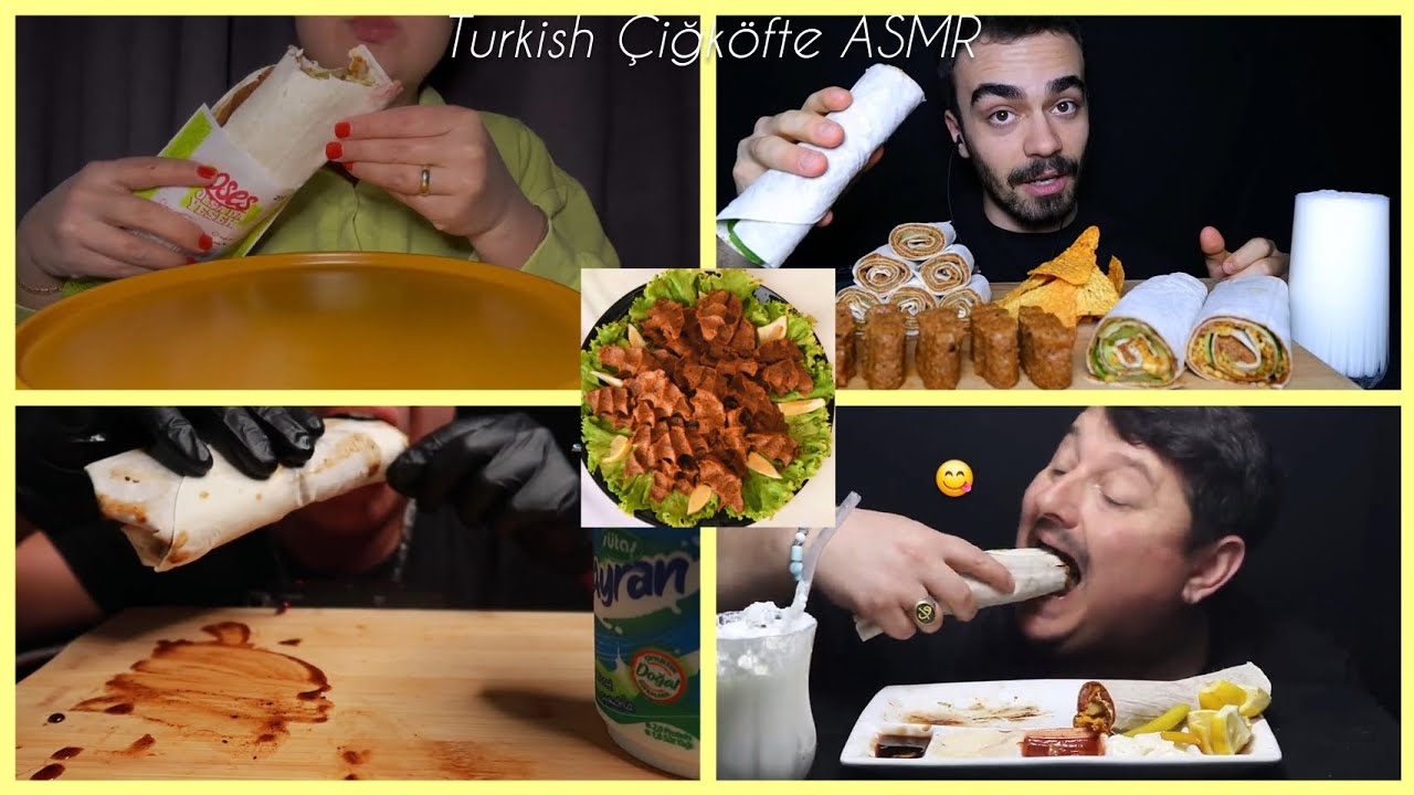 ÇİĞKÖFTE ASMR/MUKBANG #çiğköfte 