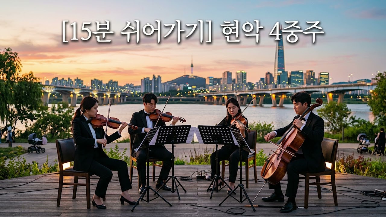 [15분 쉬어가기] 마음을 고요하게 하는 클래식 현악 4중주