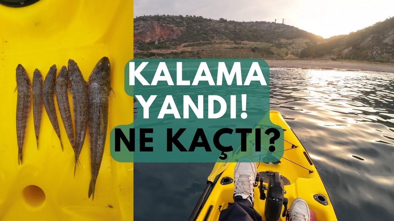 Büyük Balık! | Kıyıdan Pedallı Kano İle Keyifli Bir Av Günü