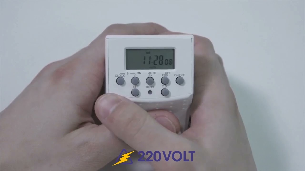 Программирование электронной розетки-таймера IEK®