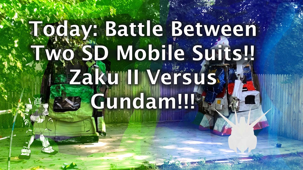 REAL LIFE Gundam SD Battle &ndash; FIGHT!!