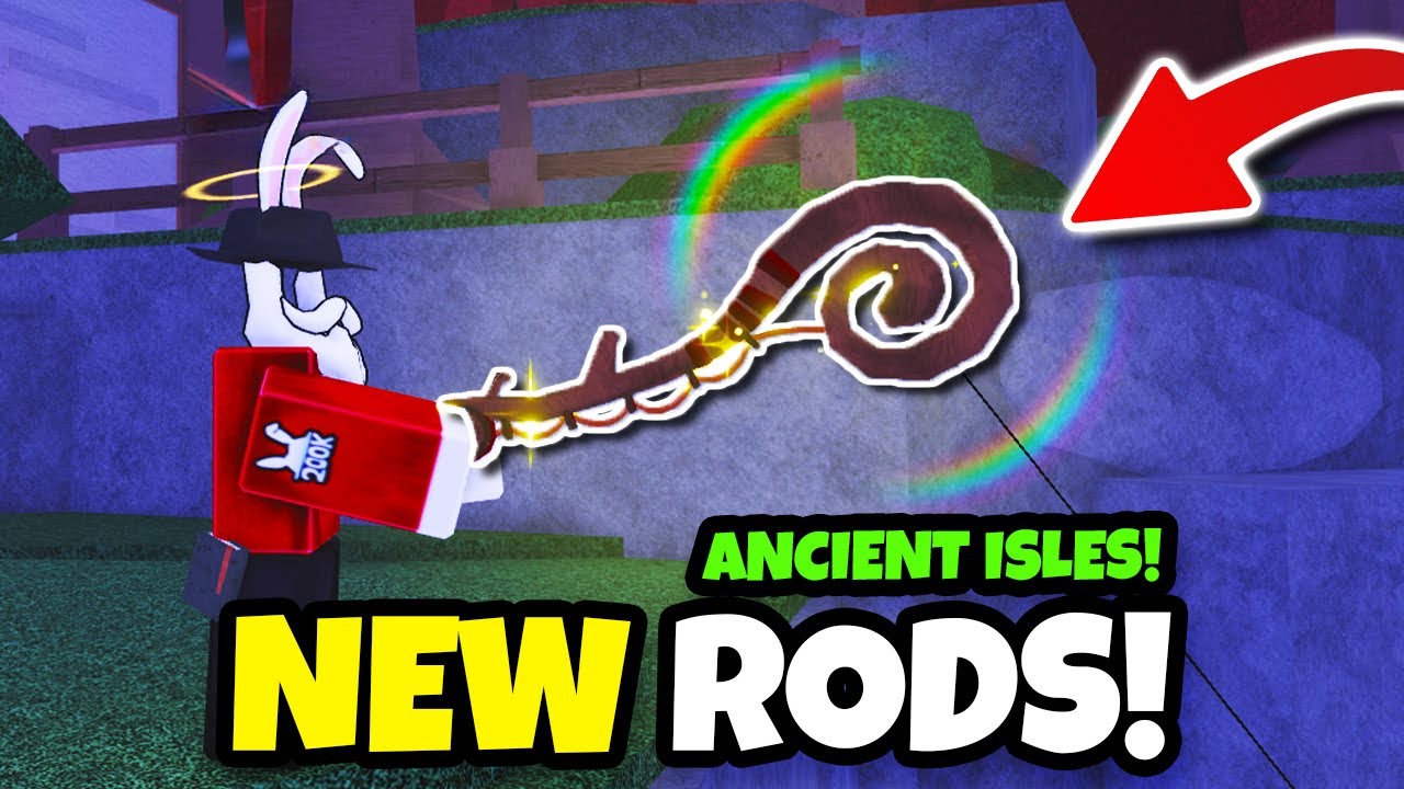 The FIRST LOOK At NEW RODS In FISCH Roblox!