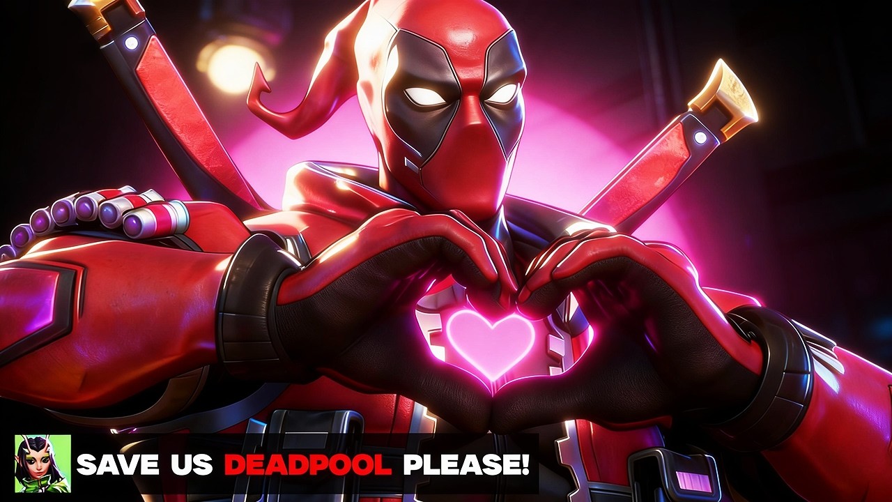 Использование Дэдпула в роли танка и саппорта в Marvel Rivals