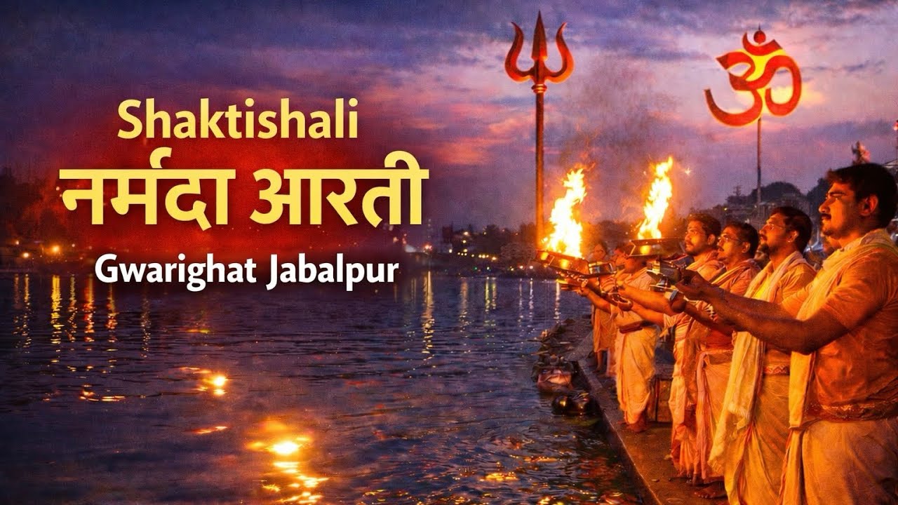 ग्वारीघाट जबलपुर की भव्य नर्मदा आरती | Complete Narmada Aarti Darshan #narmadaashtak #aarti 