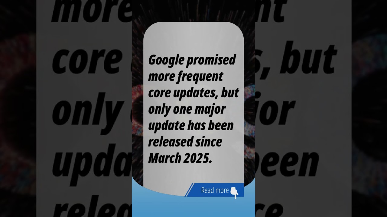 Google's Core Update Promise: Where Are They?