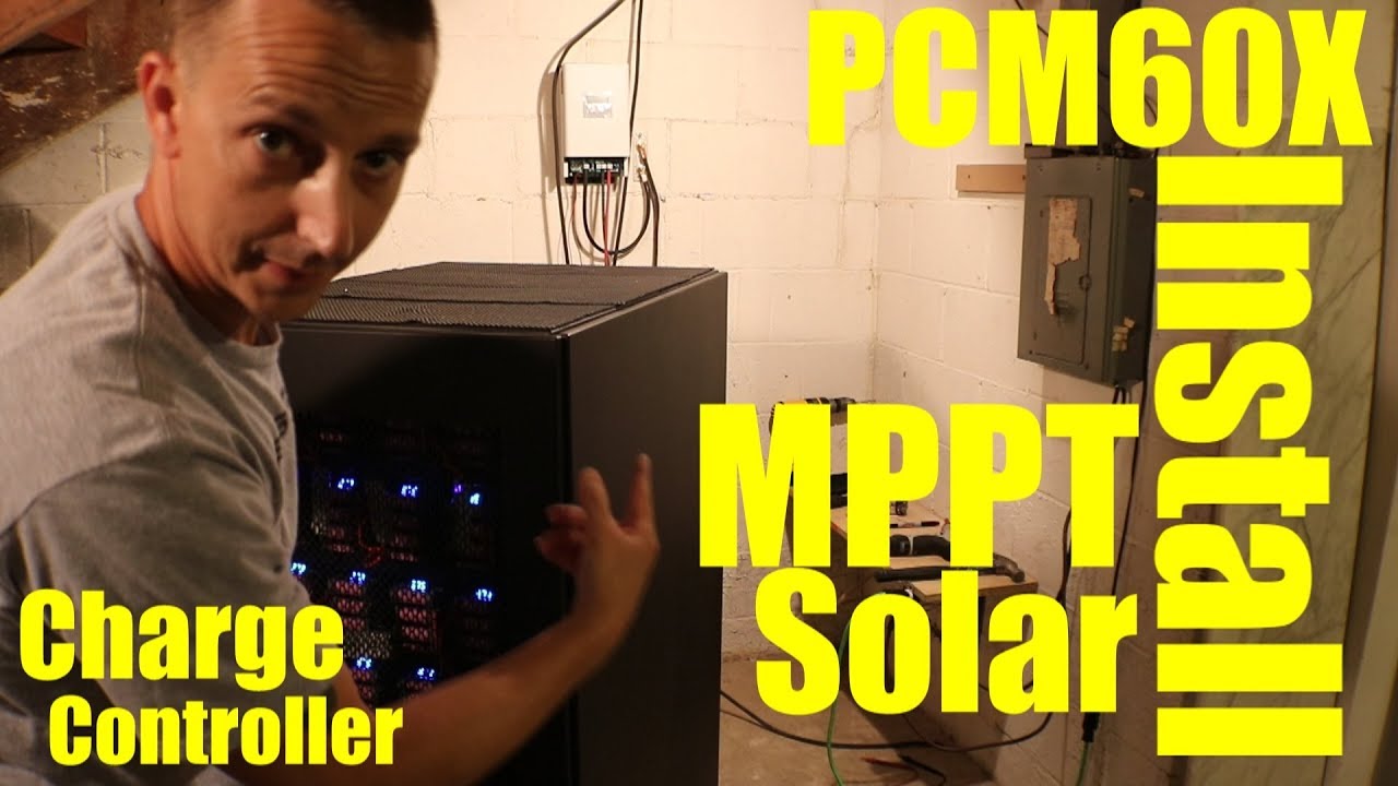Diy Tesla Powerwall ep59 PCM60X Solar Charge Controller Install!!!