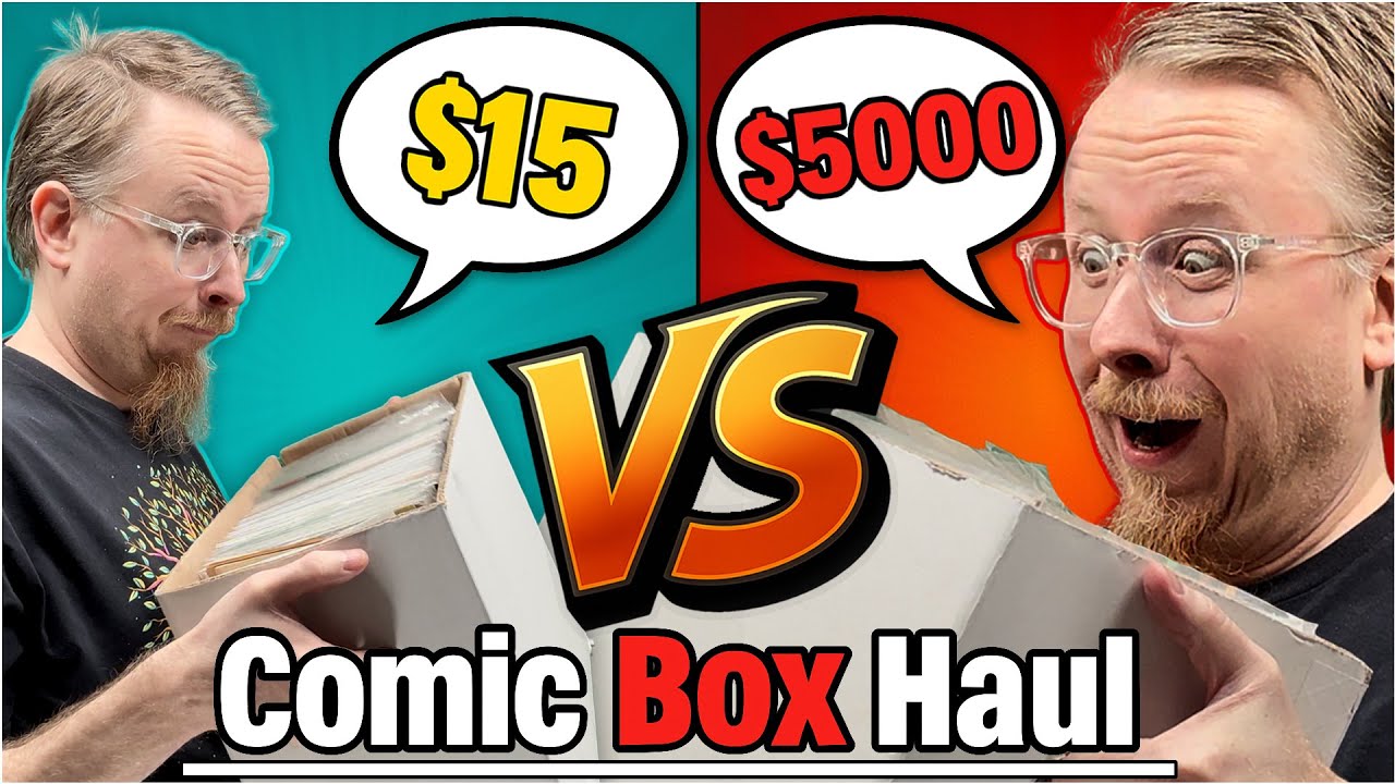 $15 Box vs. $5,000 Comic Book Haul &mdash; 3 Boxes, 2 Extremes!