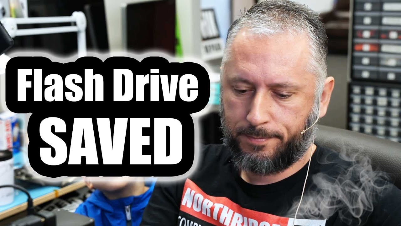 Broken USB Flash Drive Smoked - Repair and Data Recovery