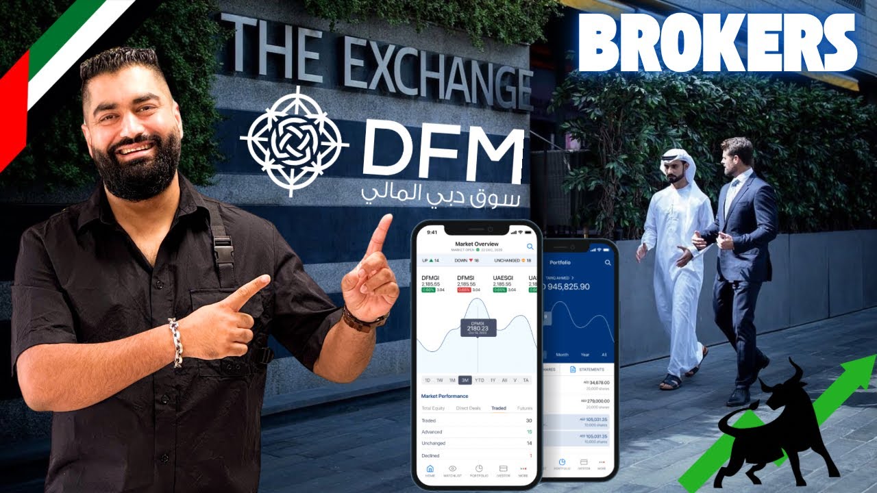 DFM | Top Brokers to Invest in DFM Dubai Financial Market 🇦🇪