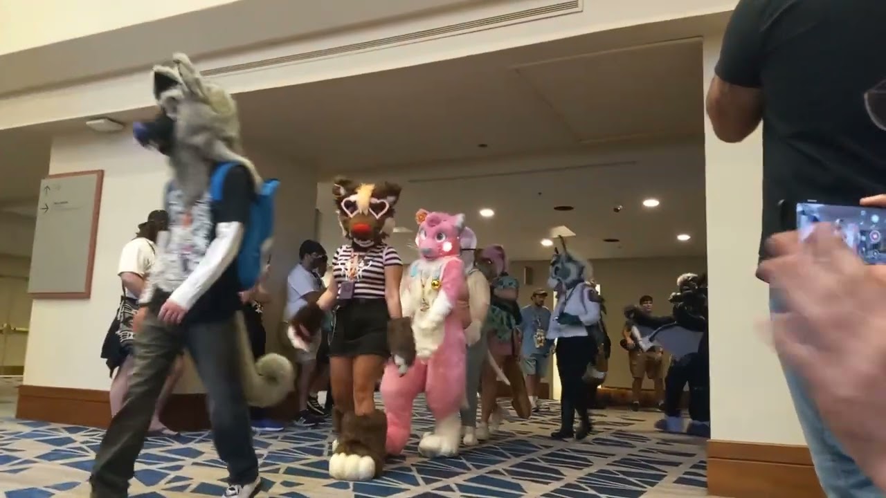 fursuit parade at Megaplex 2023 part 2