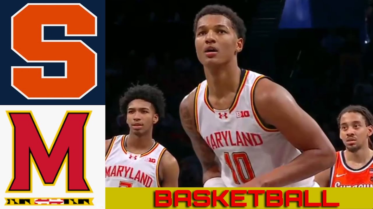 SYRACUSE vs MARYLAND Basketball Game Full Highlights 2024
