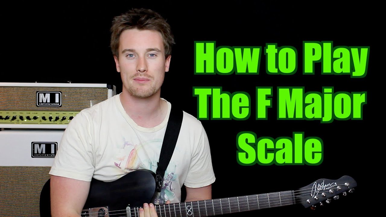 How to Play the F Major Scale (And every other Major scale)