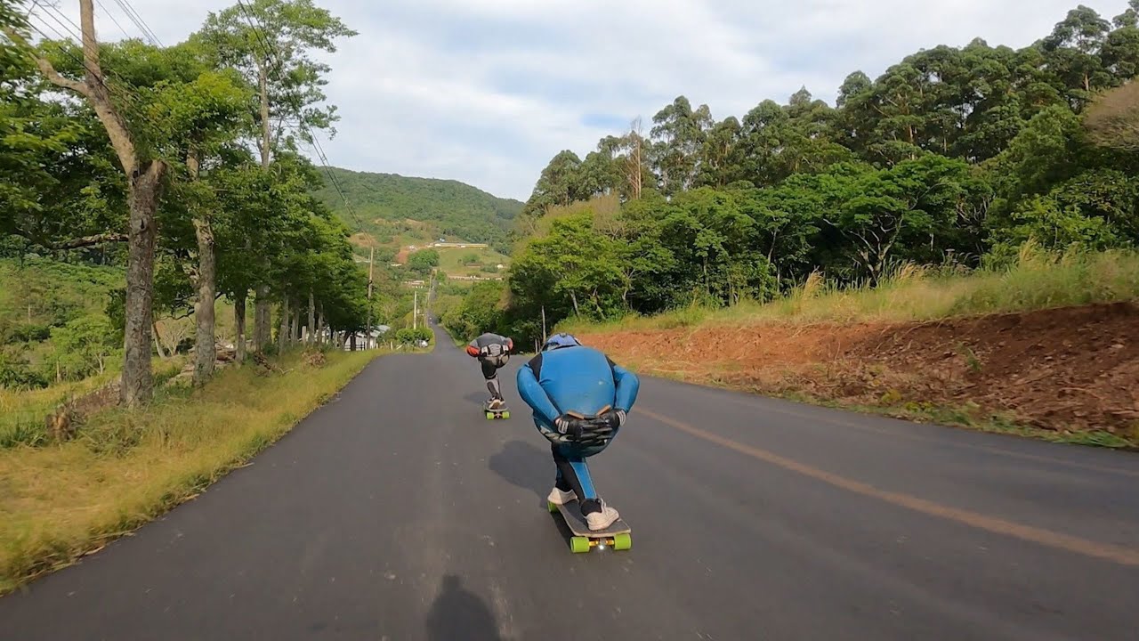 NEW ASPHALT IN TEUT&Ocirc;NIA 🔥 || + 120 km/h || Extreme Downhill Longboarding