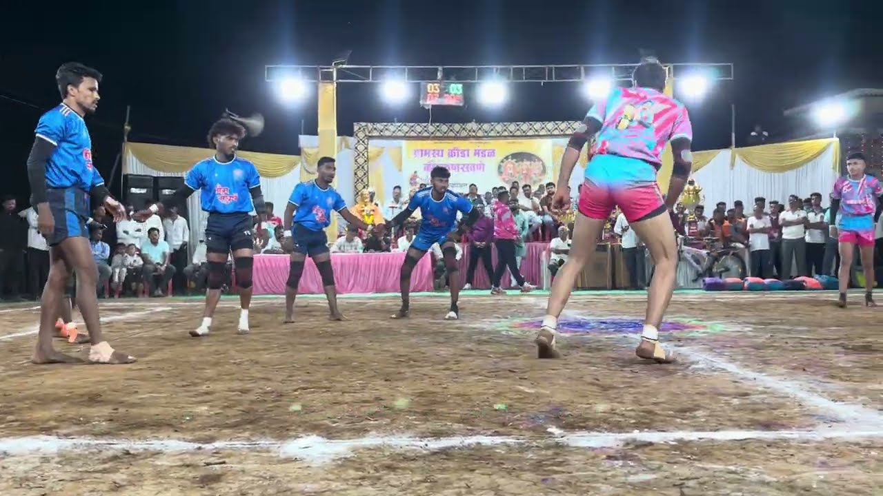 [Semifinal match] bhim sanghrsh vehele 🆚 kalkavne krida mandal kalkavne #kabaddi #semifinal 