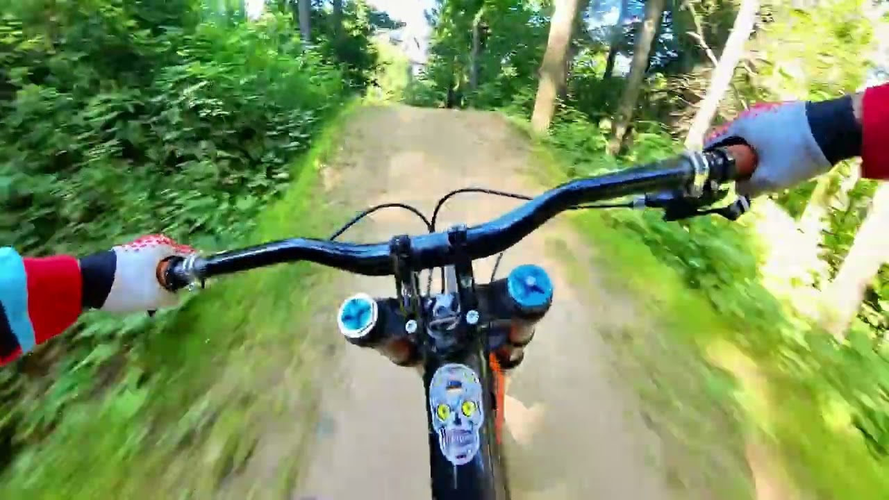 THE GRONK - EASIEST Jump Line Mountain Bike Trail #subscribe Thunder Mountain Bike Park