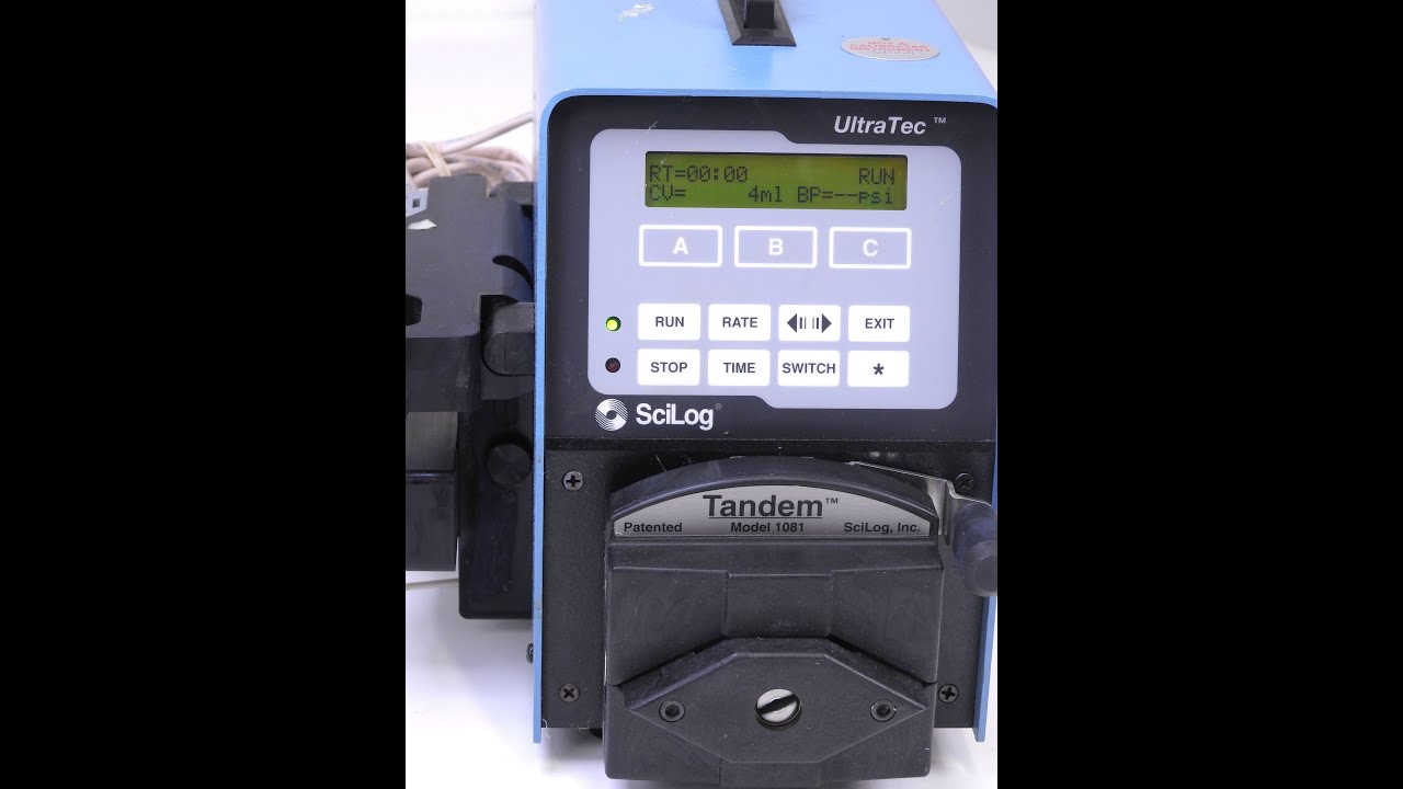 Scilog Tandem 1081 Expert peristaltic pump compare Ultratec fits Filtration Syst