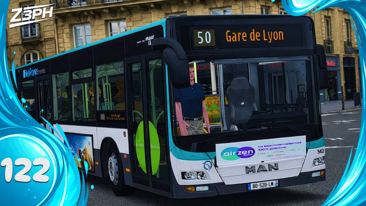 OMSI 2 Région Parisienne | Ligne 50 Porte de la Muette→ Gare de Lyon | MAN A37 NL253 RATP.