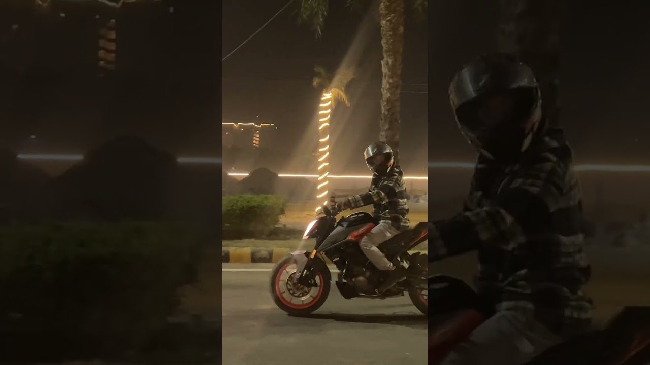 crash (🥹)...KTM .. - rolling stoppie 