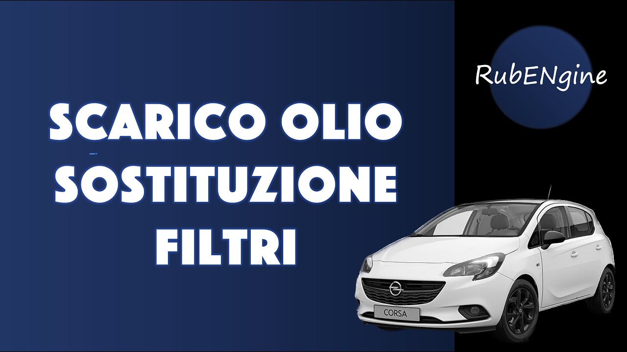 Cambio dell'olio e dei filtri (Opel Corsa-e 2018)