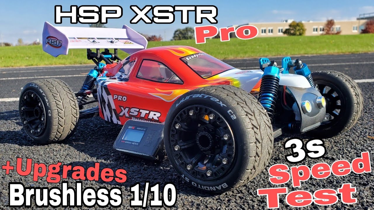 HSP XSTR Pro - 3s Speed Test with Upgrades! (Brushless 1/10 Buggy) Tornado EPX Pro
