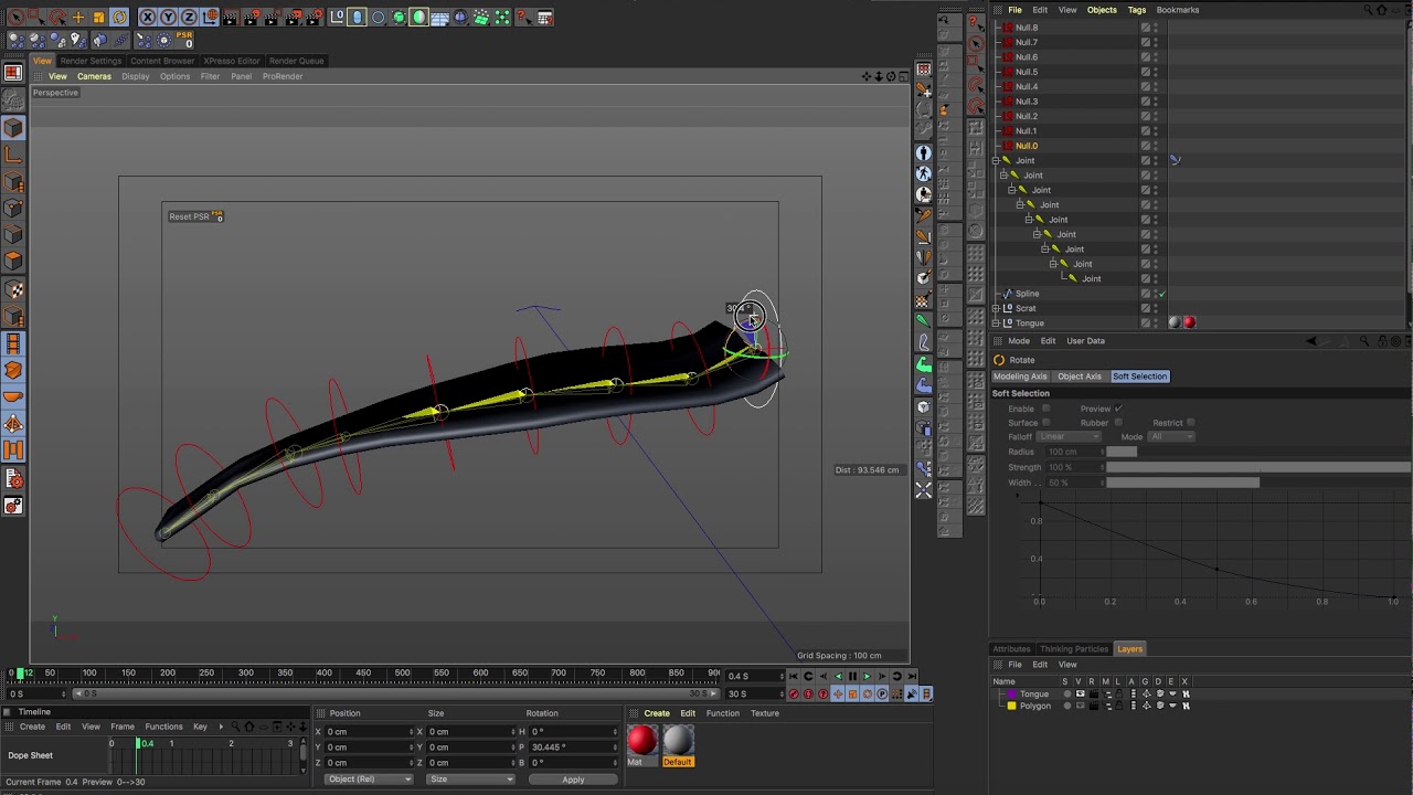 Tutorial-#Rigging Cinema 4D-IK Spline