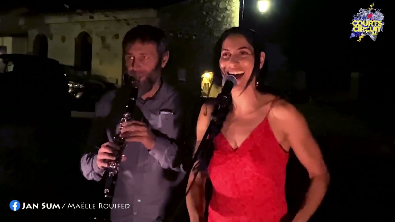 Duo Eph&eacute;m&egrave;re:Ma&euml;lle Rouifed -chant, violoncelle, Victor Badze-guitare,Invit&eacute;-F.Gugulica-clarinette 5