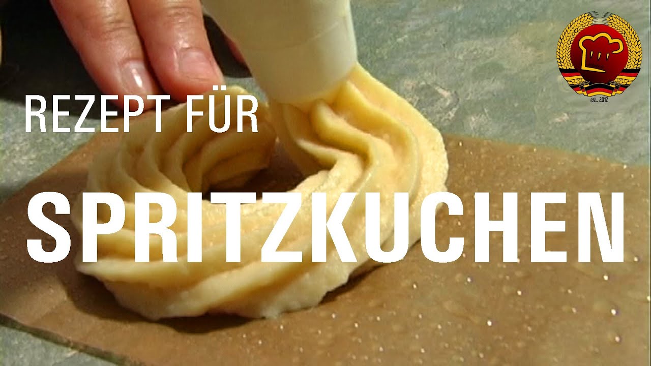 Originale Spritzkuchen (Schmalzkringel) aus Brandteig schnell und einfach selber backen (DDR Rezept)