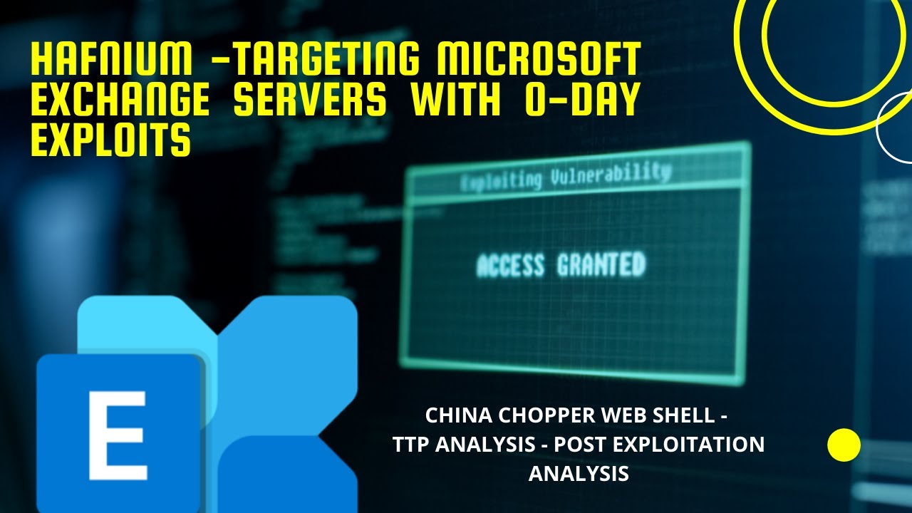 HAFNIUM - TTP's and Post-Exploitation Analysis from Microsoft Exchange Zero Day Attack