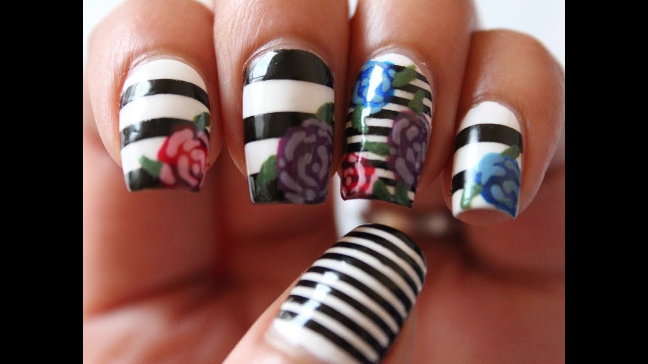 Floral Nail Art | Dee2102